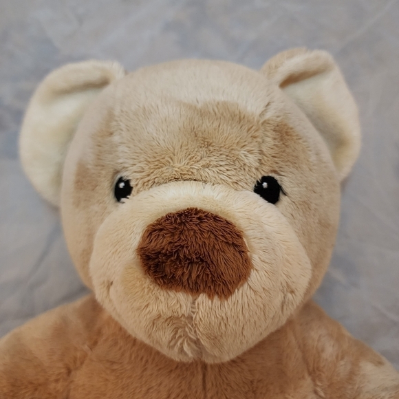 Build A Bear BAB Velvet Hug Tan Plush Stuffed Animal Toy 15" Classic Teddy EUC - Picture 4 of 9